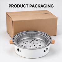 Mini barbecue portable en acier inoxydable, grille à charbon de bois, grille de cuisson de table, accessoires de cuisine pour le camping et les pique-niques, gadgets et outils