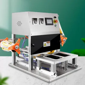 Nitrogen MAP Frozen Food Vacuum Modified-Atmosphere Meat Sandwich Tray Sealer Machine