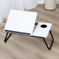 Table de lit réglable USB, pliable, pour lecture et ordinateur portable, petite table paresseuse, fabriquée en Chine