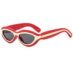 Gafas de Sol Cat Eye con Montura Completa, Protección UV400, Retro, Unisex, para Exteriores, Moda - Product Image 2