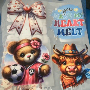 New 24 inch 60cm A1 đôi đầu A2 thương mại Pet phim máy in phun Shaker Hệ thống bó Kit dtf máy in với bột Shaker - Product Image 5