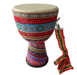 Tambor Africano de percusión, instrumento de percusión, tambor Djembe africano, indonesio, a la venta