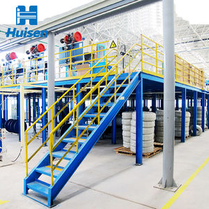 עומס גבוה מבנה פלדה פלטפורמת מחסן מחסן מחסן מדרגות רב מדפים יחידות מדפים - Product Image 2