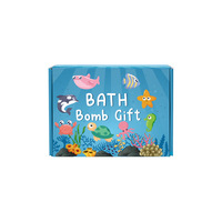 Boule de bain effervescente Ocean Kids Toy aux huiles essentielles et aux sels de bain