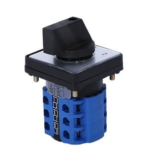 Interrupteur de transfert à rail universel LW26-20/3, commutation de <span class=keywords><strong>moteur</strong></span> <span class=keywords><strong>triphasé</strong></span>, interrupteur de transfert réversible, interrupteur de transfert inversé 20A, quatre voies - Product Image 1