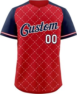 Vêtements de sport maillot de baseball des années 90 Hip Hop chemises de sport boutonnées numéro de nom cousu personnalisé pour hommes femmes jeunes - Product Image 6