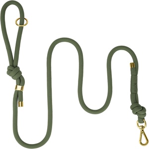 Nylon Rope Long <b>Dog</b> <b>Leash</b> with Swivel Lockable Hook Handle Climbing Rope Braided <b>Dog</b> <b>Leash</b> for Small Medium Large <b>Dogs</b> - Product Image 1