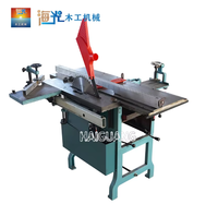 Mesin Pertukangan Kayu Multifungsi Gergaji Planer Bor Thicknesser Pengasah Motor Kombinasi Multifungsi 2.2kw 4200 RPM