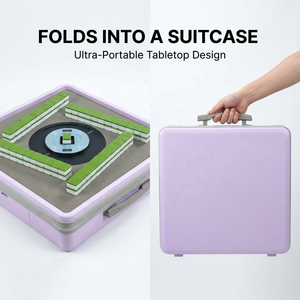 Mesa de Mahjong Portátil Inteligente de Plástico ABS con Sensor de Agitación Automática y Operación de un Clic para Uso en Exteriores, Fiestas y Equipos - Product Image 3