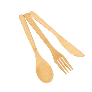 Tre tự nhiên Bộ đồ ăn dao nĩa và muỗng thiết lập dao kéo - Product Image 5