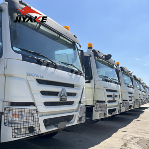 Camion tracteur d'occasion <span class=keywords><strong>CRRC</strong></span> Howo Diesel Euro2 351-450ch 10 roues 6x4 Suspension pneumatique droite Weichai pour transport logistique - Product Image 4