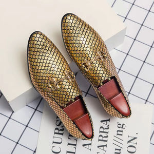 Elegantes Zapatos Formales de Negocios de Cuero para Hombre, Mocasines Sin Cordones para Oficina y Bodas - Product Image 2