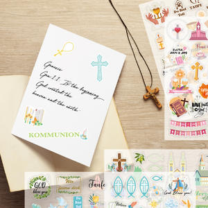 205 P Nouveau Livre d'or transparent en vinyle écologique et résistant aux UV pour baptême, communion, confirmation, décoration de fêtes et usage professionnel - Product Image 4