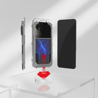 Protection d'écran en verre trempé anti-espion à couverture intégrale pour 17 Pro Max, dureté 9H, anti-huile/anti-rayures, sans bulles, pour téléphone portable