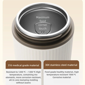 Hervidor portátil aislado de alta calidad, taza de té con calefacción eléctrica, botella de agua caliente, hervidor de agua de viaje con calefacción eléctrica - Product Image 6