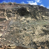 Malla de Acero Flexible BOCHANG GPS2 para Protección de Taludes Activos, Previene la Caída de Rocas y Estabiliza los Taludes
