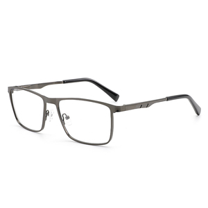 Monturas de Gafas Cuadradas de Metal Personalizadas con <span class=keywords><strong>Lentes</strong></span> Transparentes <span class=keywords><strong>para</strong></span> Gafas Graduadas Ópticas <span class=keywords><strong>para</strong></span> Hombre RTM-84011 - Product Image 4