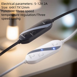 Cable USB con Interruptor de Encendido/Apagado y Termostato Multivelocidad con Conector OEM para Máscara Térmica, Decoración del Hogar, Venta Directa de Fábrica - Product Image 3