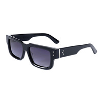 Lunettes de soleil carrées de style européen et américain, tendance, avec petite monture rétro, rivets métalliques de qualité supérieure, polarisées UV400