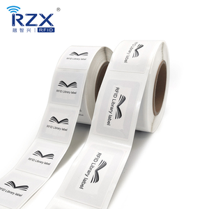 Etichette RFID in Carta Personalizzabili con Chip ISO 15693 FM13HF01NTS, Rotolo di Etichette Vuote per Biblioteca/Libri - Product Image 2