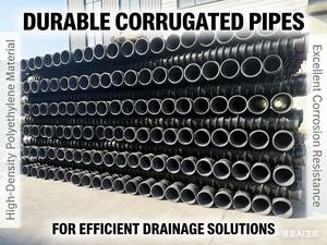 <span class=keywords><strong>HDPE</strong></span> Doppelwandiges Wellrohr SN4 Leichtgewichtig Flexibel Hochdruck Spiralrohr Jin'ye 6m 20-1600mm - Product Image 6