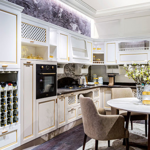 Úc Phong Cách Tủ Bếp Bìa Nhựa Sàn Gỗ Rắn Melamine - Product Image 6