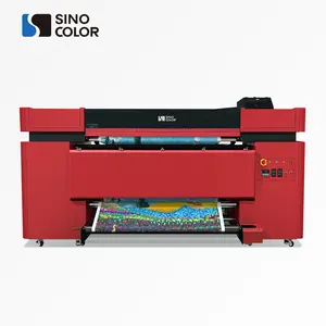 SinoColor 1.8m i3200 i1600 cabeça Outdoor publicidade banner display board caixa de luz direto para poliéster dye sublimação impressora