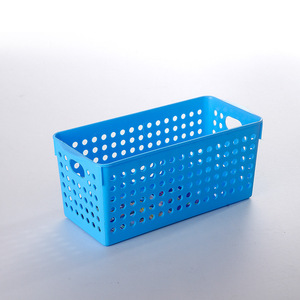 Yimei <b>Storage</b> <b>Baskets</b> Rectangle Eco Friendly Plastic Organizers For <b>Toys</b> Medicine Cosmetics Desktop Kindergarten Use - Product Image 4
