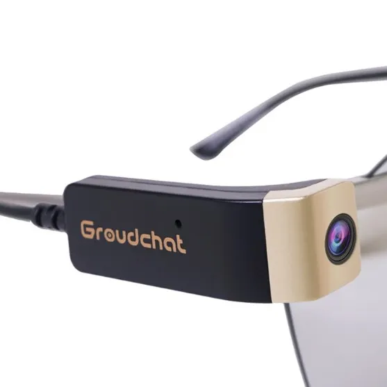 Gravador de vídeo para câmera usada em óculos, rede para dispositivos inteligentes usados em armações de óculos