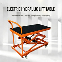Tabouret échelle pliant multifonction, table de travail pliable pour chantier, table élévatrice à ciseaux hydraulique