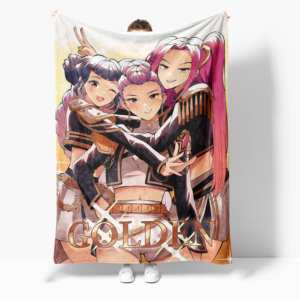 Manta de Franela de Lujo para Dormir en Invierno, de Calidad, con Estampado Sublimado, Diseño Bonito de Doble Cara, Suave, de Poliéster, Decorativa, Personalizada con Imagen de Anime Kpop - Product Image 1