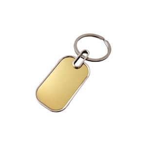 Advertising Promo Gift Metal Laser Engraving Keychain Logo Alloy <b>Key</b> Chains <b>Blank</b> Keychain Keyring Custom logo - Product Image 4