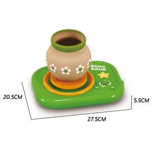 EPT Kinder Töpferscheiben-Set Pädagogisches DIY Keramik-Kunsthandwerk-Set mit Ton, Farben & Werkzeugen für Kreatives Spielen - Product Image 2