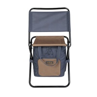 Sac isotherme TAWA de luxe moderne imprimé 600D avec fonction chaise, pliable, fermeture éclair, poignée de transport portable, grande capacité