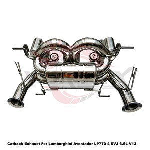 ระบบท่อไอเสียแบบวาล์ว Vortex SS304 สำหรับ Lamborghini Aventador LP770-4 SVJ 6.5L V12 ระบบปรับแต่งสมรรถนะแบบติดตั้งได้โดยตรง - Product Image 5