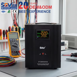 AC 자동 전압 조정기/안정기 디지털 단상 220V 6KW 10KW 릴레이 전압 조정기/안정기 - Product Image 1