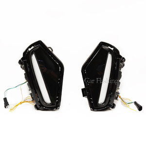 Luces DRL para Automóvil Toyota <span class=keywords><strong>RAV</strong></span> <span class=keywords><strong>4</strong></span> RAV4 2019 2020 2021 <span class=keywords><strong>2022</strong></span>, Lámpara Antiniebla LED Azul con Estilo de Señal de Giro Amarilla, Faros Antiniebla - Product Image 1