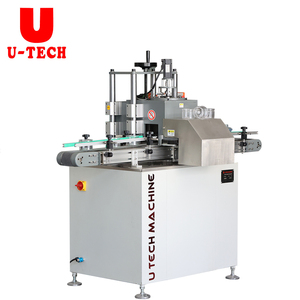 Petit PET semi-automatique peut bouteille en plastique bouche cou coupe ébavurage machine - Product Image 1