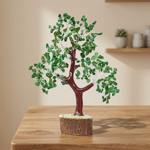 Arbre en cristal de quartz rose fait main avec base en bois, pierre précieuse naturelle, décoration de guérison pour la maison et le bureau - Product Image 2