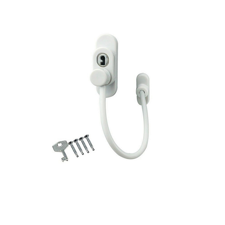 thumbnail image 1 of 2 uds. Puerta de ventana Cerradura de estancia Puerta corredera Bebé Niño Seguridad Cerradura de seguridad Cables de captura con llave de acero inoxidable para garaje Armario Ventana Dormitorio, 1 of 5
