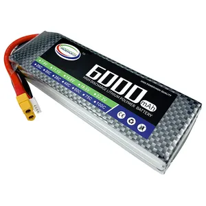 OEM personalizado 3S 11,1 v RC lipo batería de 1300mah 1500mah 2200mah 3300mah 4000mah 5200mah 6000mah 30C 60C 100C batería Lipo