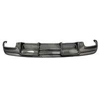 Lèvre de diffuseur arrière en Fiber de carbone véritable Style FD pour Mercedes Benz CLA CLA45 C117 pièces de carrosserie de séparateur de lèvre de pare-chocs arrière de voiture modifiée