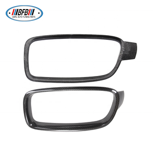 POUR BMW Série 3 F30 CARBONE FIBER FRONT KIDNEY GRILL <span class=keywords><strong>INSERT</strong></span> TRIM COVER - Product Image 4