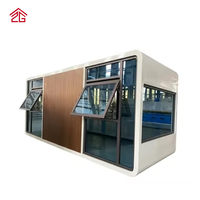 Unité de logement préfabriquée en conteneur - Utilisation polyvalente - Structure en acier léger - Design moderne et minimaliste