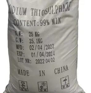25kg 99 endüstriyel kristal sodyum tiyosülfat pentahidrat susuz CAS No.: 7772-98-7