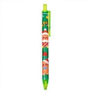 Christmas Plastic Ballpoint Pen Santa Claus and Reindeer Patterns <b>Creative</b> Gel Pens for Corporate Events and <b>Gifting</b> to Children - Product Image 6