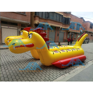 Bateau Dragon Gonflable Remorquable pour Adultes 12 Places Double Tube Bateau Dragon Meilleure Qualité Sports Aquatiques Bateau Draguant l'Eau - Product Image 3