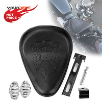 Coussin de siège de moto modifié pour Harley Cruiser Bobber