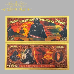 Novedad 2026: 16 billetes de 100 dólares americanos de dibujos animados, chapados en oro de 24 quilates, para regalos - Product Image 2