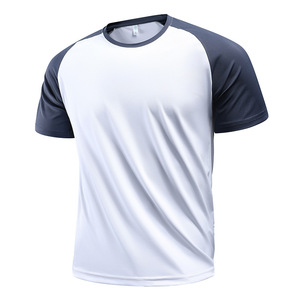 Camiseta de Manga Corta Unisex de Punto Estampada en Serigrafía 100% Poliéster, Diseño Raglán Personalizado al por Mayor - Product Image 2
